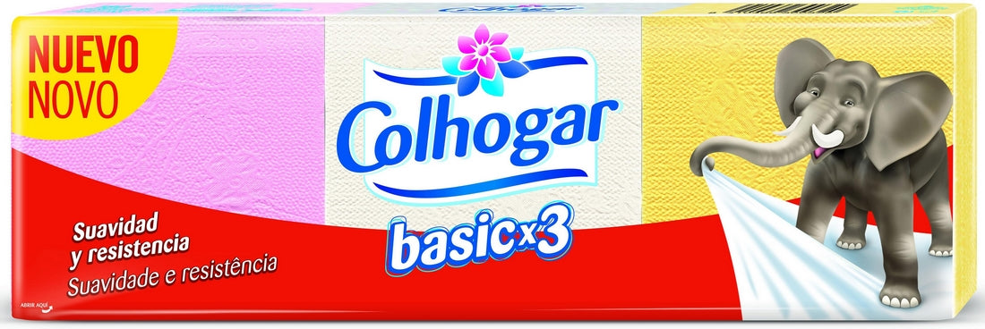 Colhogar Napkins x 3, 3 x 180 ct