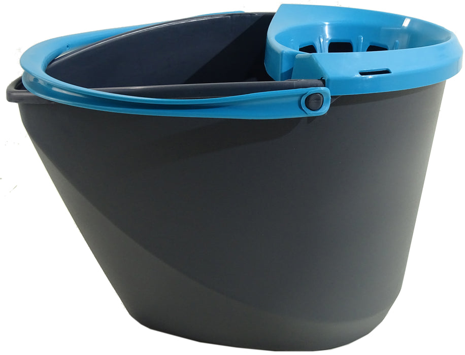Ergoclean Mop Bucket with Wringer, 12 L (SKU: 8410474540421)
