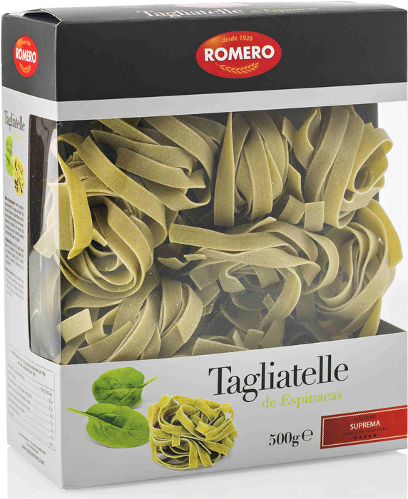 Romero Tagliatelle Pasta With Spinach, 500 g