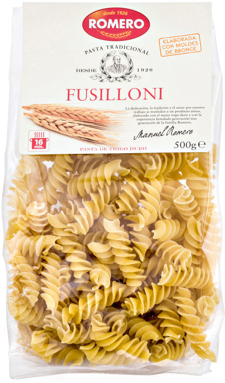 Romero Fusilloni Pasta, 500 gr