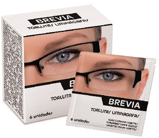 Brevia Lens Cleaning Wipes, 6 ct