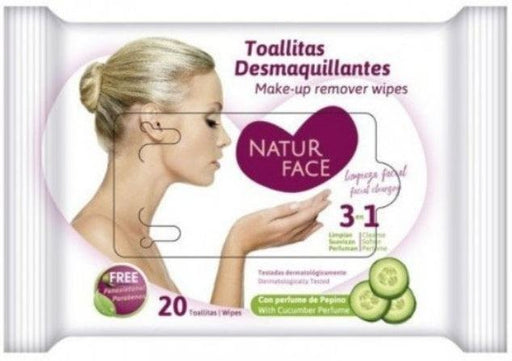 Brevia Natur Face Cucumber Makeup Remover Wipes, 20 ct