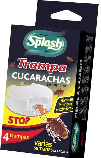 Splash Roach Trap, 4 ct