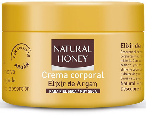 Natural Honey Body Cream with Argan Oil, 250 ml