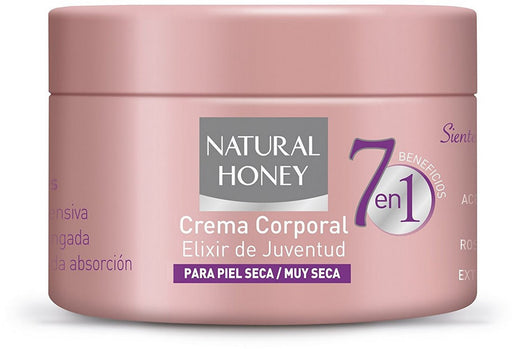 Revlon Natural Honey 7-in-1 Rejuvenating Body Cream for Dry/Extra Dry Skin, 250 ml