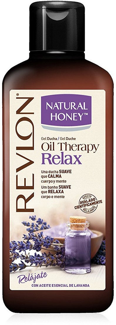 Revlon Natural Honey Oil Therapy Bath Gel, Relaxing, 650 ml