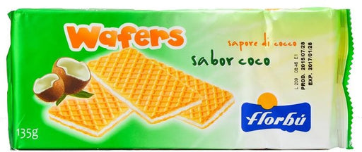 Florbu Wafers with Coconut Flavored Filling, 135 gr