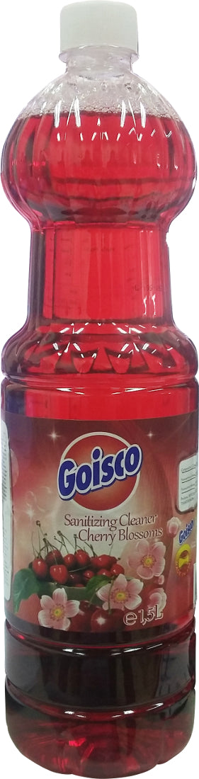Goisco Sanitizing Cleaner, Cherry Blossoms, 1.5 L