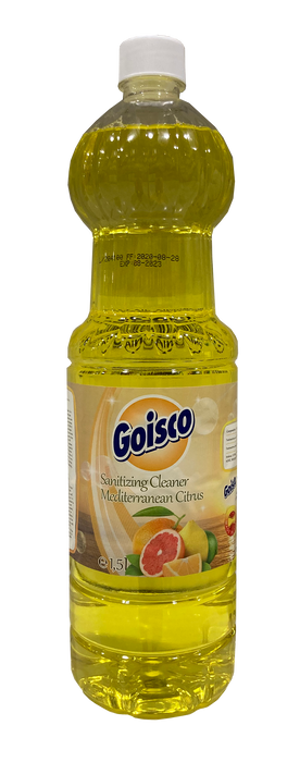 Goisco Disinfectant Deodorizing Cleaner, Mediterranean Citrus, 1.5 L
