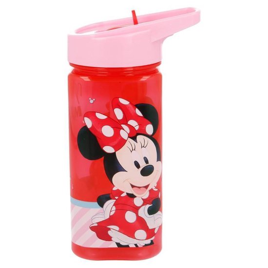 Minnie Mouse Water Bottle For Girls, 530 ml