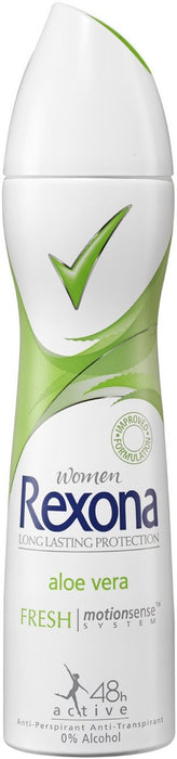 Rexona Deo Spray, Women Long Lasting Protection, Fresh Aloe Vera, 48H Active, 200 ml
