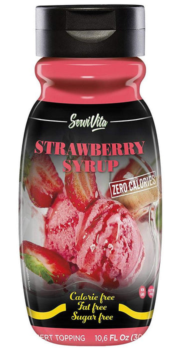 ServiVita Zero Calorie Strawberry Syrup, 10.6 oz