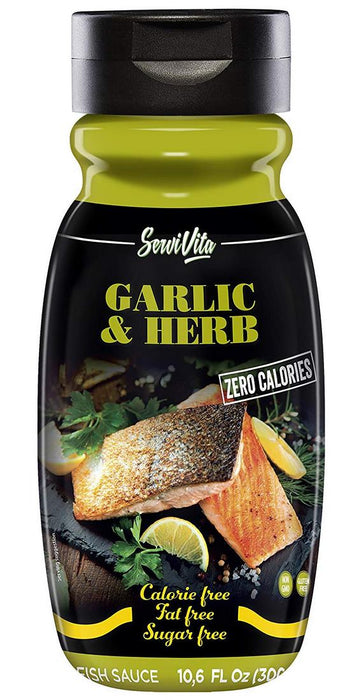 ServiVita Zero Calorie Garlic & Herb Sauce, 10.6 oz