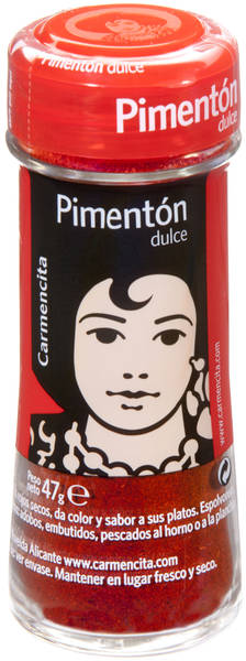 Carmencita "Pimenton Dulce" Mild Paprika, 47 gr