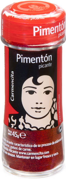 Carmencita "Pimenton Picante" Hot Paprika, 45 gr