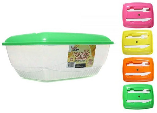 Home Smart Plastic Lunch Box Set, 4 pcs