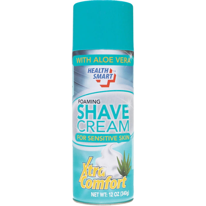 Health Smart Sensitive Shaving Cream With Aloe Vera , 12 oz