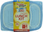 Home Smart Lunch Kit Plastic Containers, 4 pcs