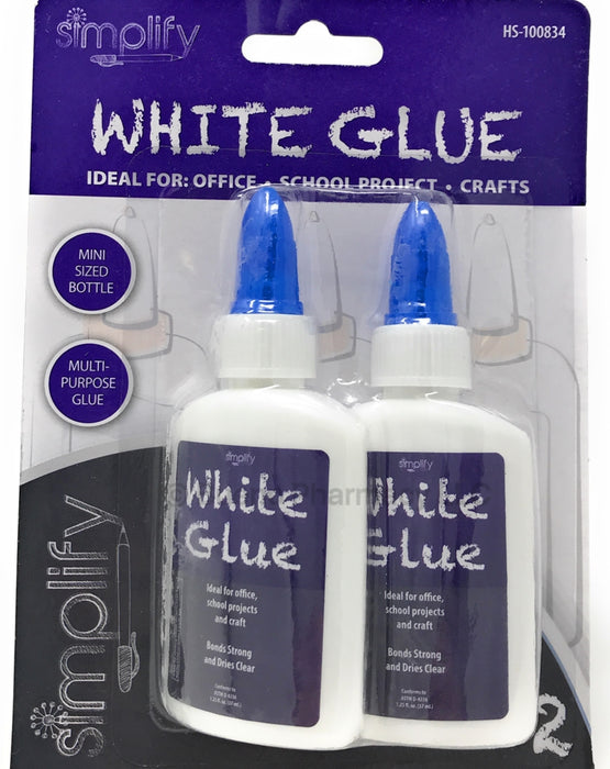 Simplify white Glue, 2 x 118 ml