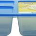Home Smart 3 Compartment Plastic Storage Container (Specify Color at Checkout), 2 pcs