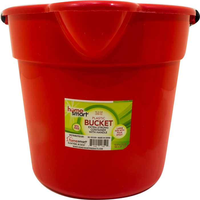 Home Smart Plastic Bucket (Specify Color at Checkout), 32 x 25 cm