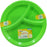 Home Smart Plastic Dinner Plates with 3 Compartments (Specify Color at Checkout), 2 ct