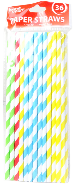 Home Smart Paper Straws , 36 ct