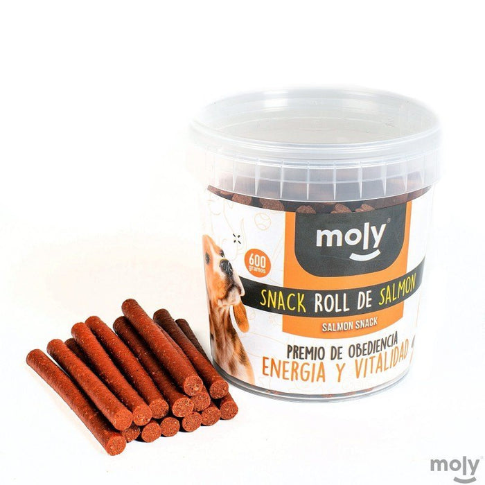 Moly Natural Salmon Snack Bars For Dogs, 600 gr