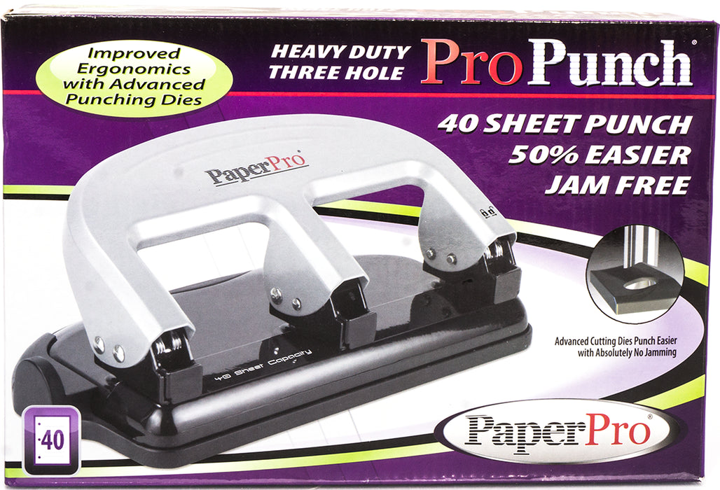 Paper Pro 3 Hole Paper Punch, 1 ct