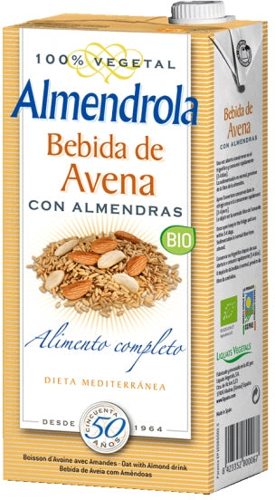 Almendrola Oat Milk with Almonds, 1 L