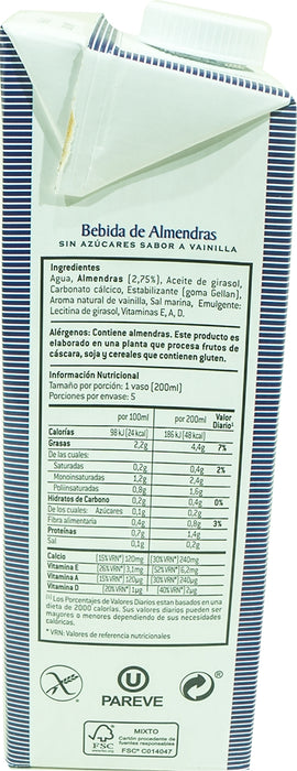 Almendrola Almond Milk, Vanilla, 1 L