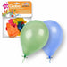 Party Products 23 cm Assorted Balloons, Matellic, 10 ct