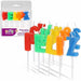 Party Products Pick Feliz Cumpleanos Letters Candles, Assorted, 15 pcs