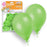 Party Products 23 cm Balloons, Light Green, 12 ct