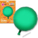Party Products Round Polyamide Balloon, Green, 46 cm