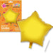 Party Products Star Shaped Polyamide Balloon, Gold, 49 x 46 cm