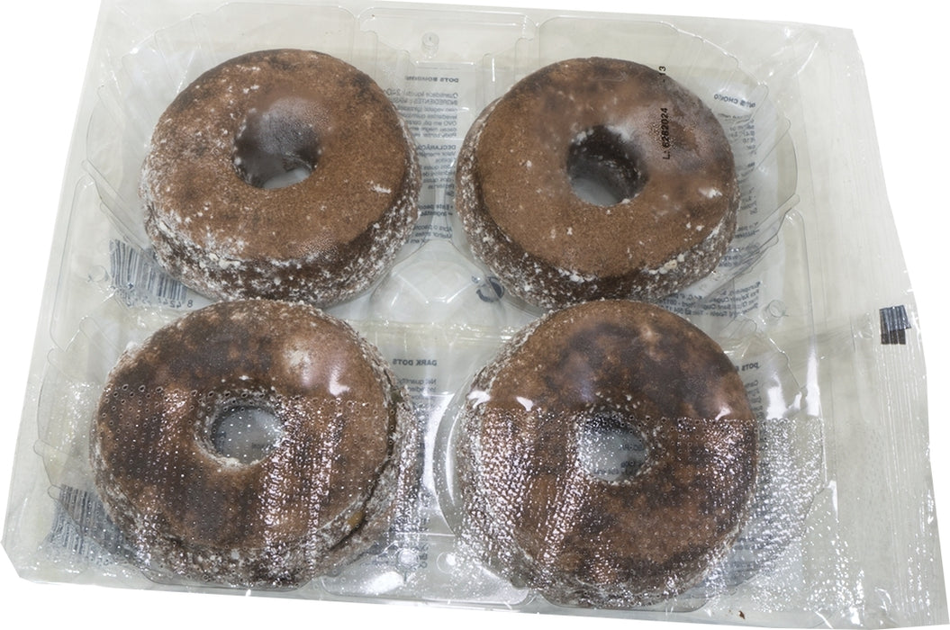 Goisco Chocolate Donuts Frozen, 4 ct