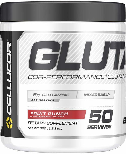Cellucor Glutamine Powder Post Workout, Fruit Punch, 350 gr