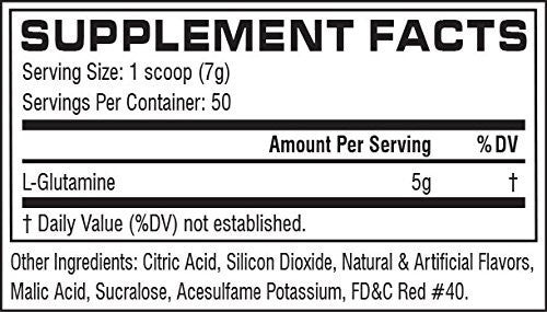 Cellucor Glutamine Powder Post Workout, Fruit Punch, 350 gr