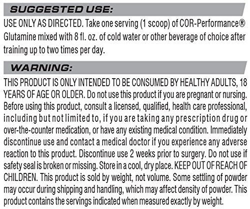 Cellucor Glutamine Powder Post Workout, Fruit Punch, 350 gr