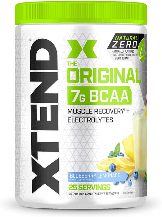 Xtend The Original 7G BCAA Powder Supplement, Blueberry Lemonade, 25 Servings , 367 gr