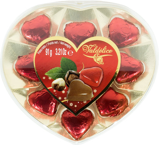 Valdelice Milk Chocolate with Hazelnut Filling, 91 gr