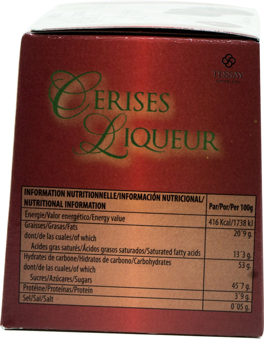 Tessay Dark Chocolate with Cherry Liqueur, 2.1% Vol., 75 gr