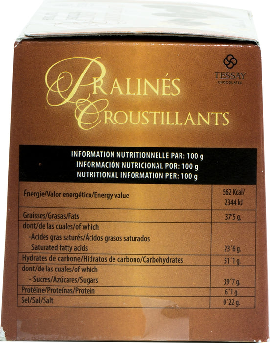 Tessay Crisp Milk Chocolate Pralines, 75 gr