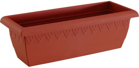 Hega Lima Rectangular 50 cm Planter Box, Terracotta, 1 ct