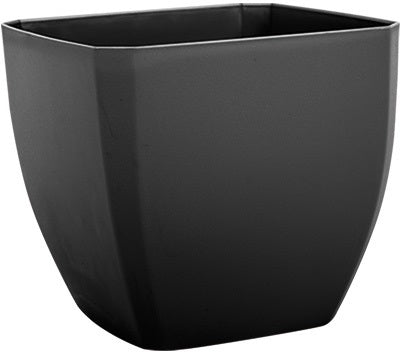 Hega Petunia Square 25 cm Flower Pot, Black, 1 ct