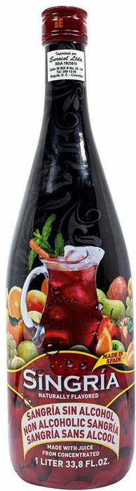 Singria Alcohol Free Sangria , 1 L