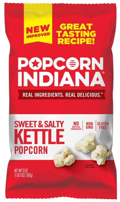 Popcorn Indiana Sweet & Salty Kettle Corn Popcorn , 21 oz