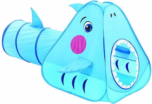 E.P. Indoor & Outdoor Shark Play Tent with Tunnel, 2.35 lbs