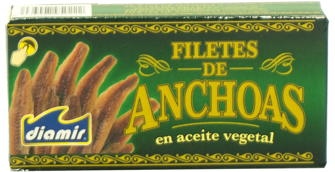 Diamir Anchovy Fillets in Oil, 45 gr